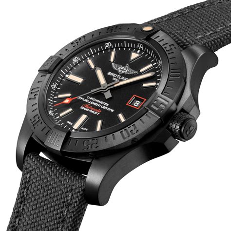 all black breitling avenger|Breitling Avenger blackbird retail.